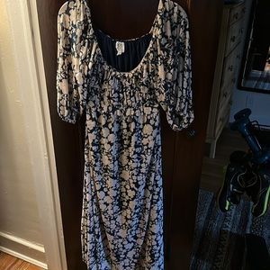 DRA Los Angeles Floral MIDI Dress